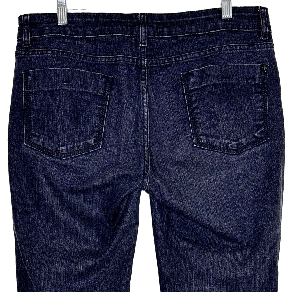 Le Lis Blanc Deux Straight Leg Jeans Denim Pants Black 46 US 12